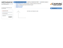 Tablet Screenshot of mediabank.canvac.se