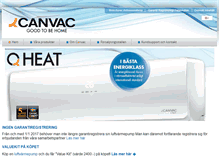Tablet Screenshot of canvac.se